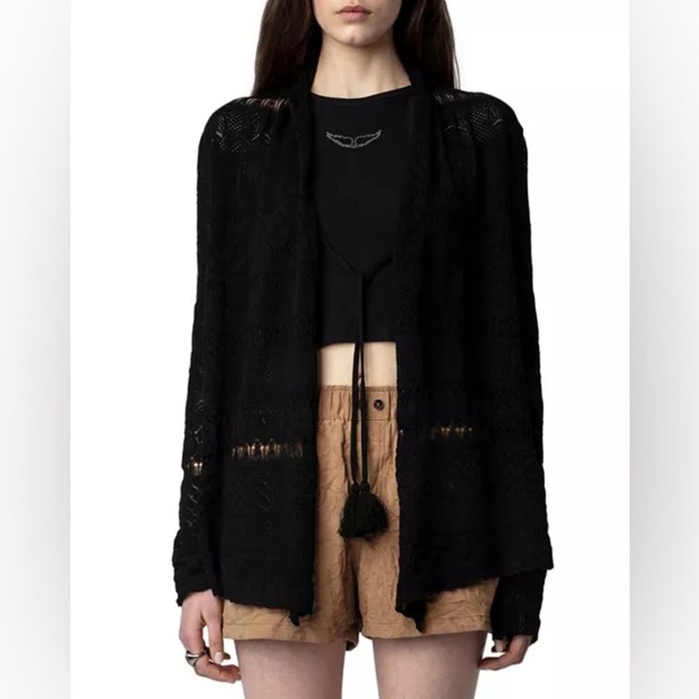 Zadig and‎ Bortire Isao Pointelle Cardigan